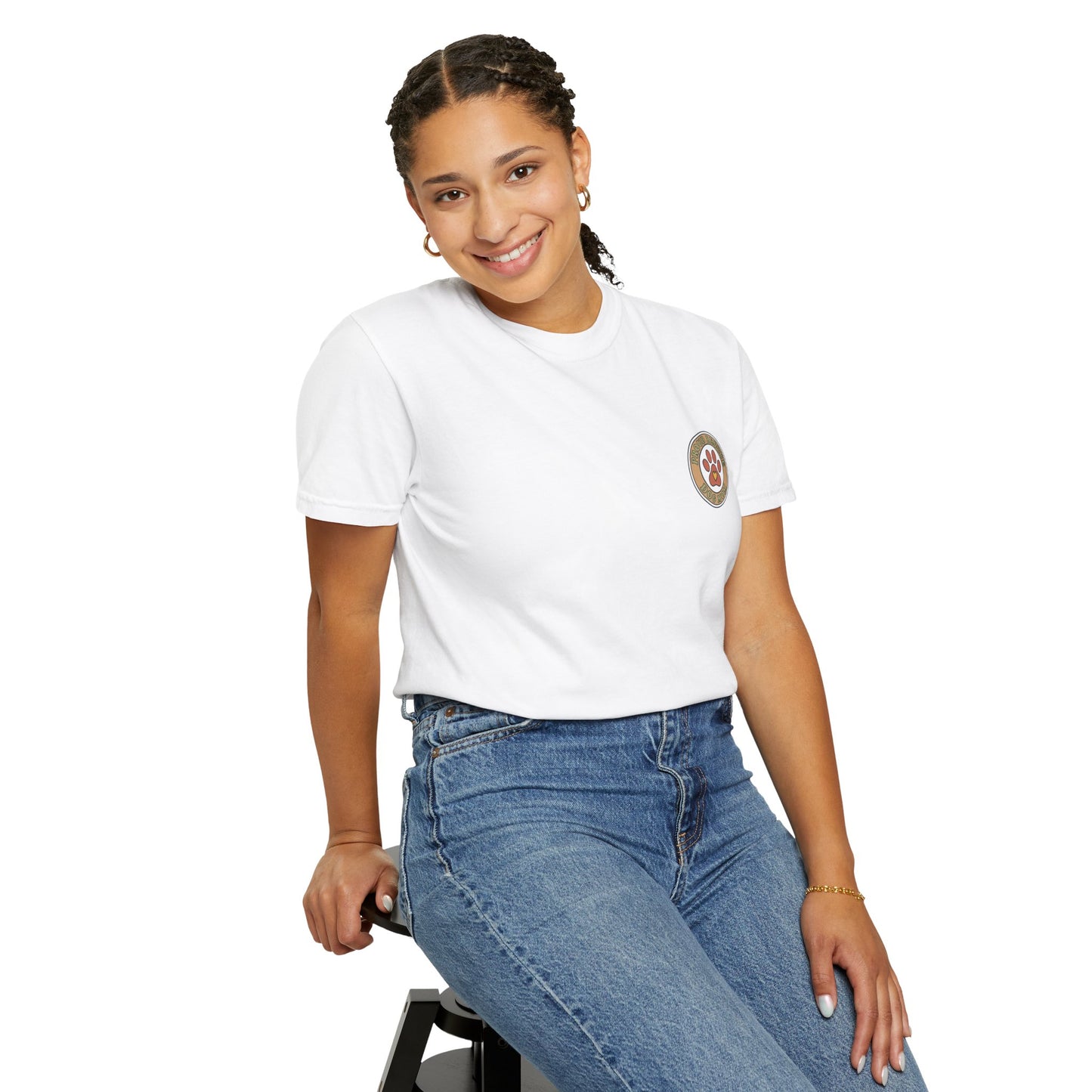 Proud Rescue Dog Mom T-Shirt