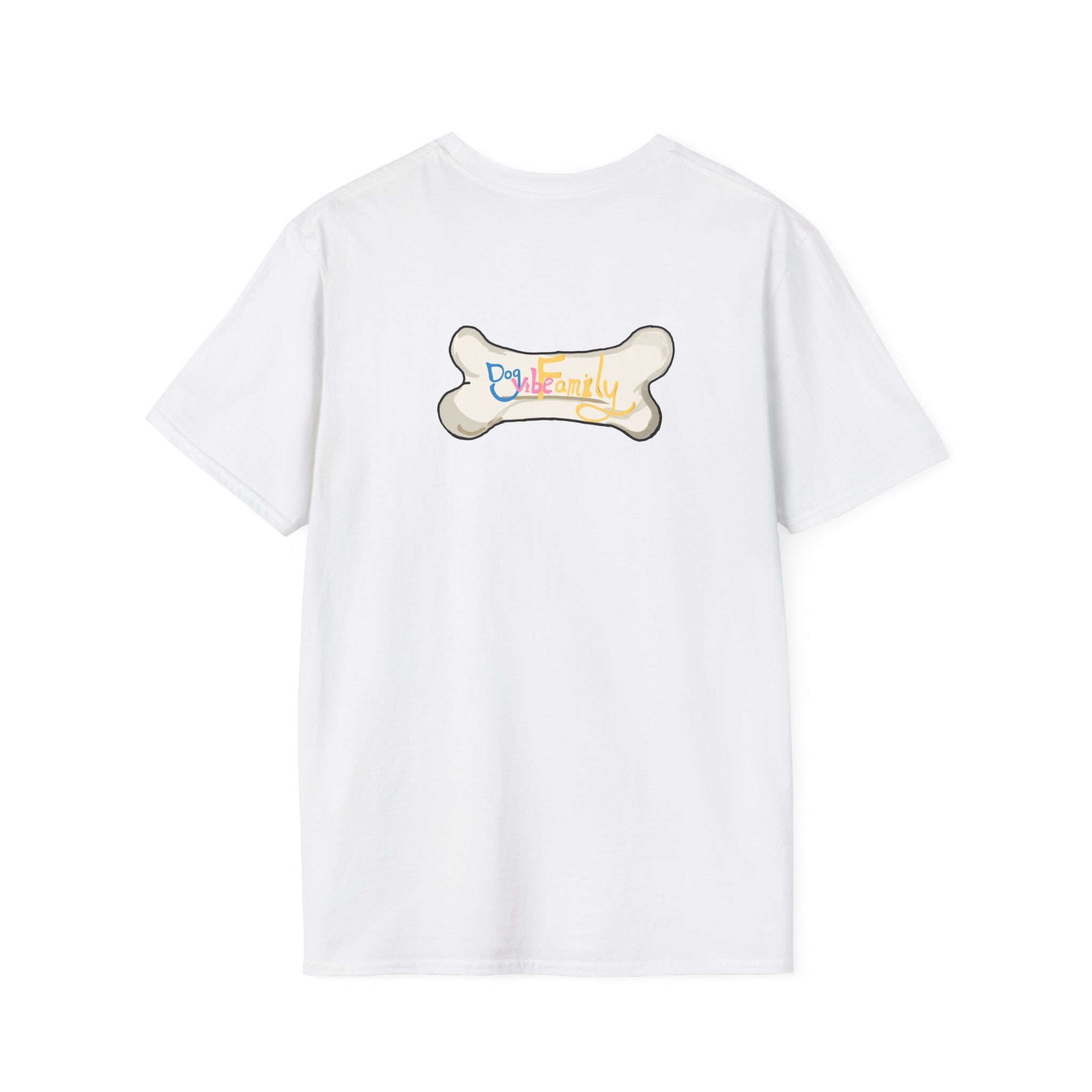 Pug Cartoon Tee — Cute Pug Face with “@Dogubotanically” Logo