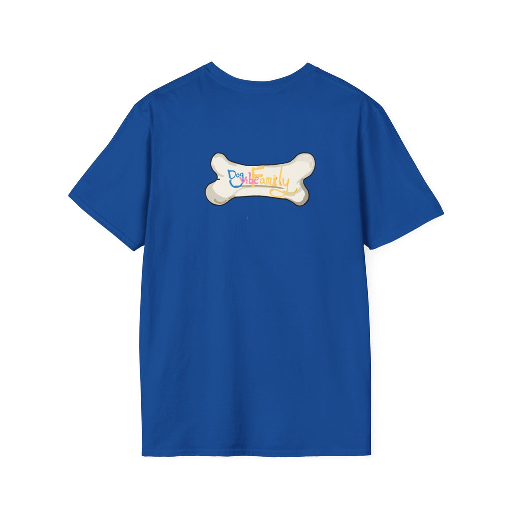 Pug Cartoon Tee — Cute Pug Face with “@Dogubotanically” Logo