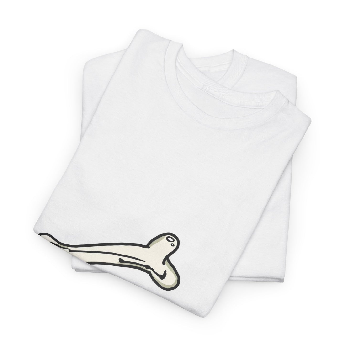 Minimal Dog Bone Graphic Tee – Subtle Hand-Drawn Bone Shirt for Dog Moms & Dog Dads (Unisex Soft Cotton)