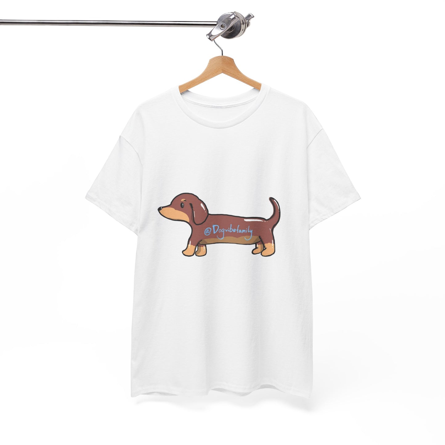 Dachshund Graphic Tee – Cute Wiener Dog / Doxie Shirt for Dog Moms & Dog Dads (Unisex Soft Cotton)
