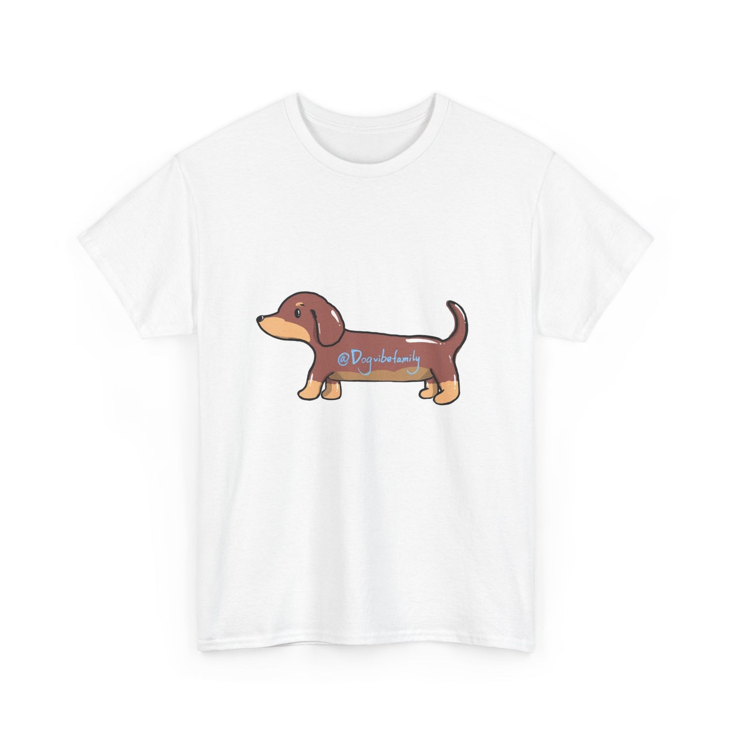 Dachshund Graphic Tee – Cute Wiener Dog / Doxie Shirt for Dog Moms & Dog Dads (Unisex Soft Cotton)