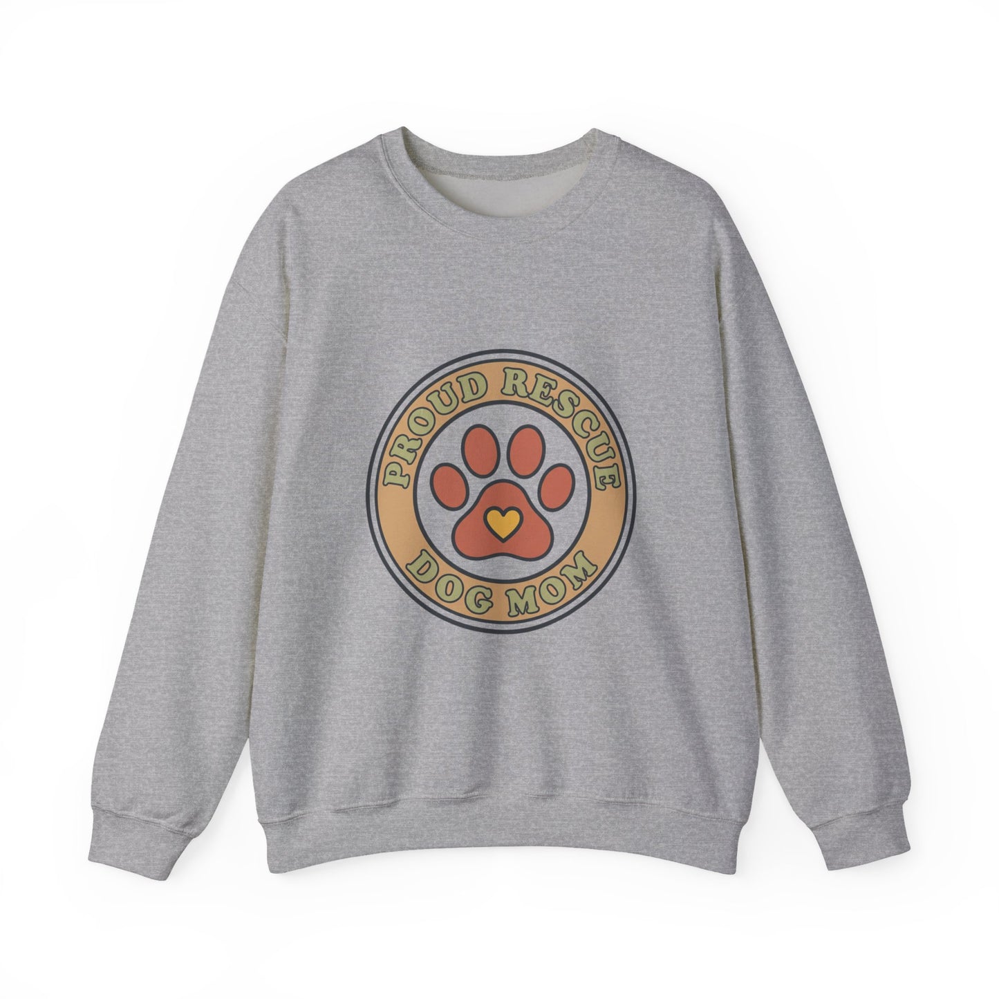 Proud Rescue Dog Mom Sweatshirt | Dog Mom, Rescue Pride