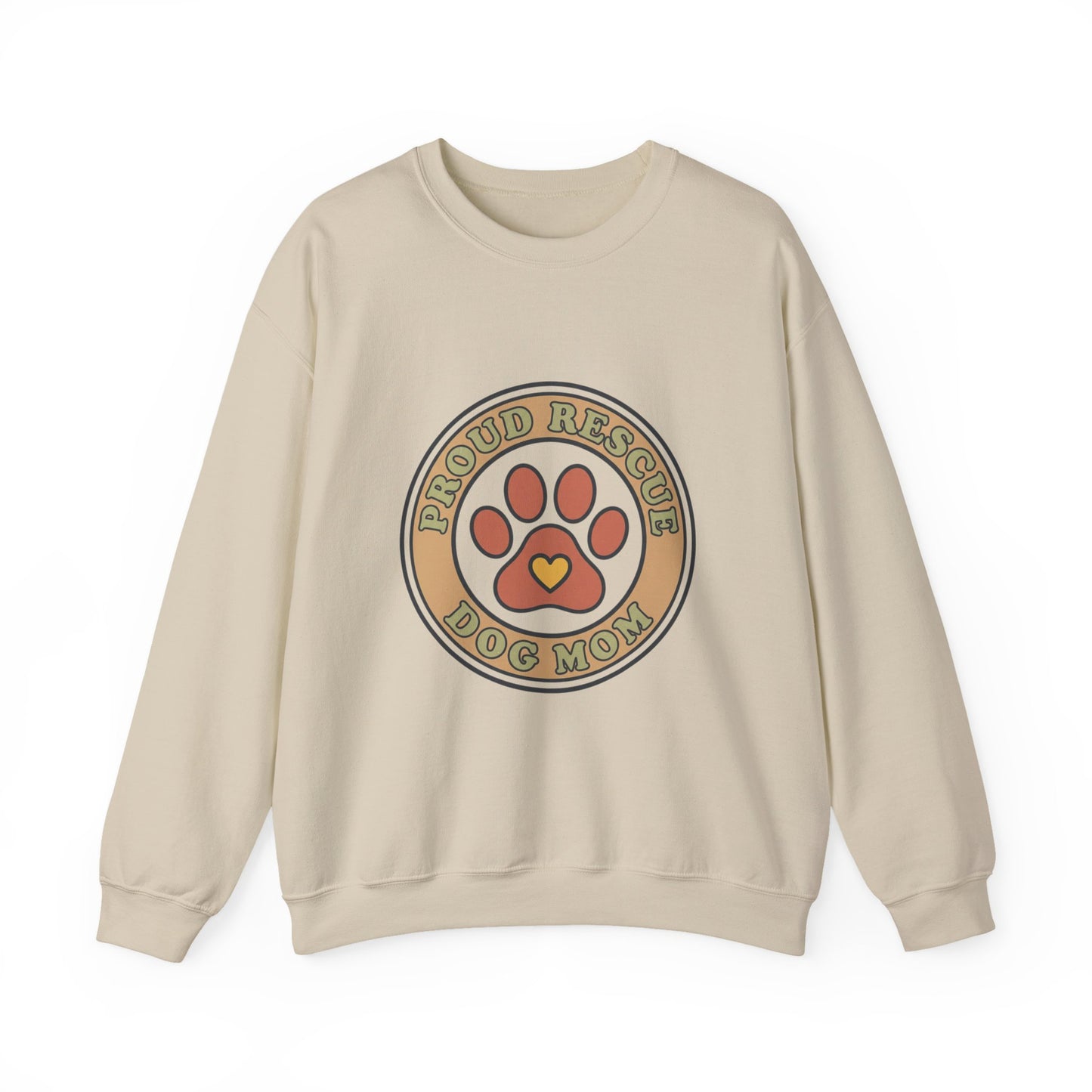 Proud Rescue Dog Mom Sweatshirt | Dog Mom, Rescue Pride