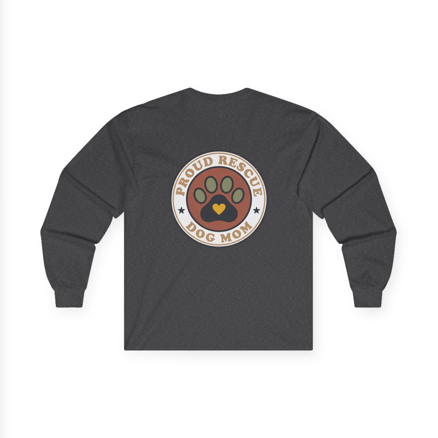 Proud Rescue Dog Mom Long Sleeve Tee