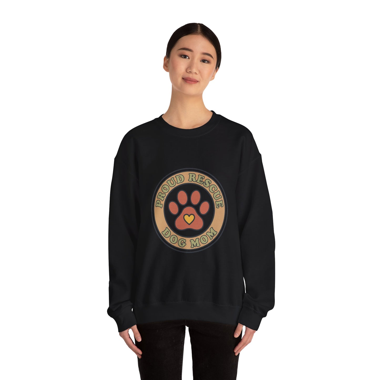 Proud Rescue Dog Mom Sweatshirt | Dog Mom, Rescue Pride
