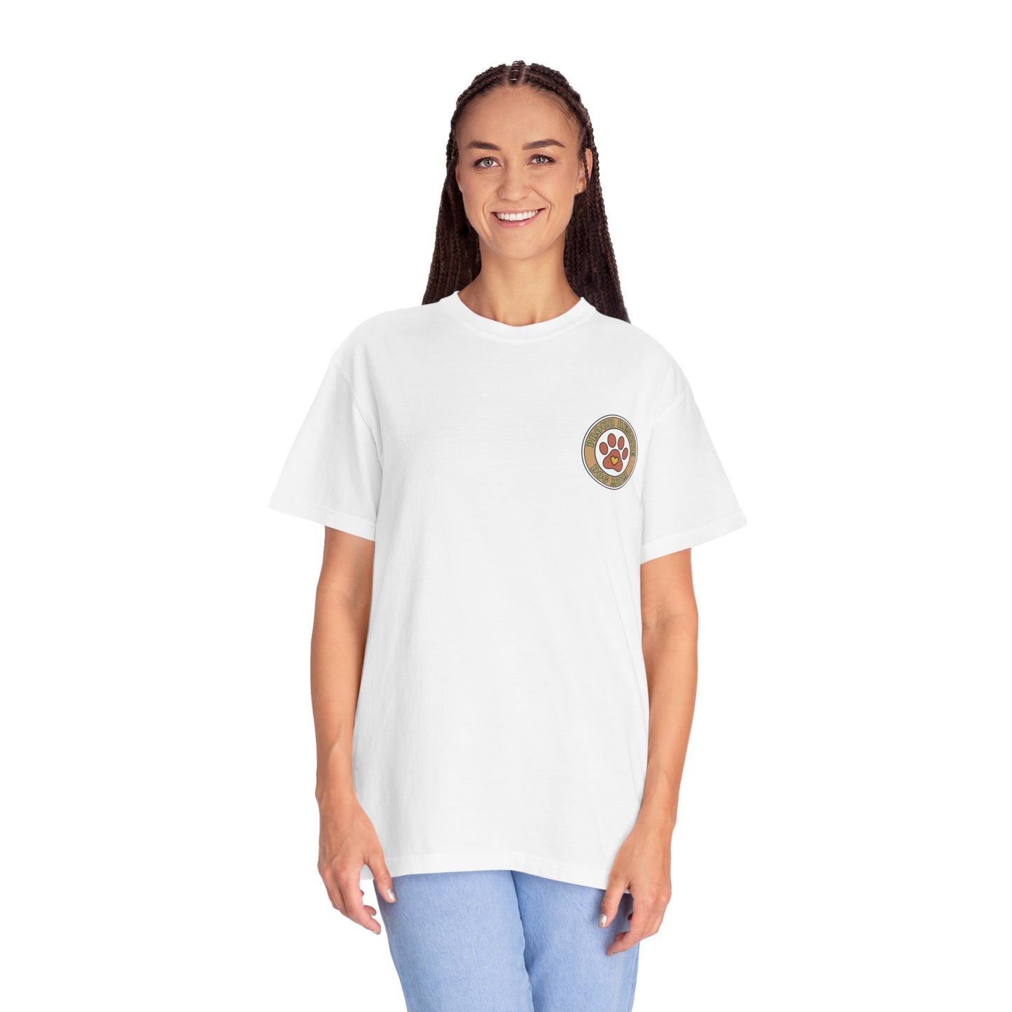Proud Rescue Dog Mom T-Shirt