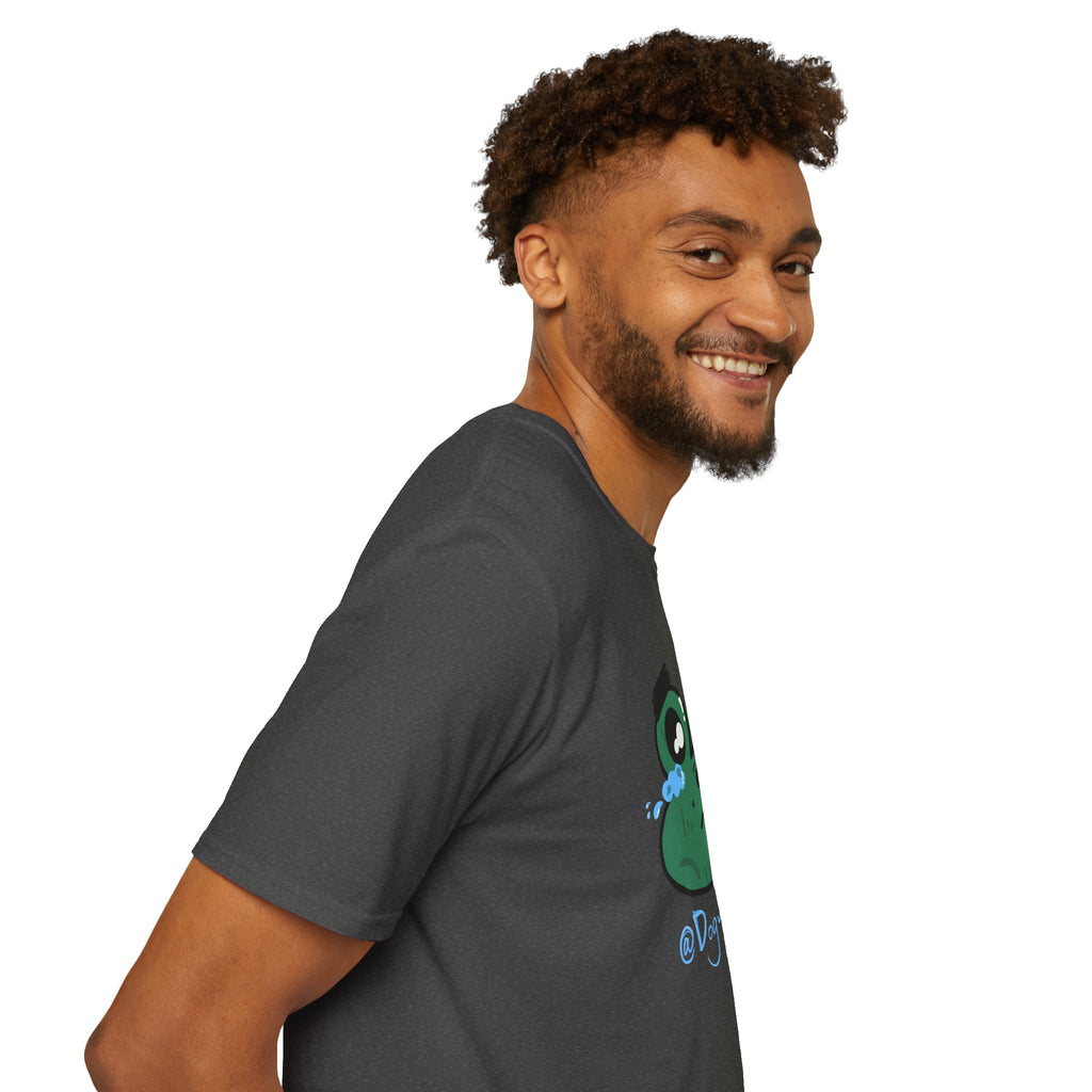 Crying Frog Graphic Tee — Cute Sad Frog Illustration T-Shirt