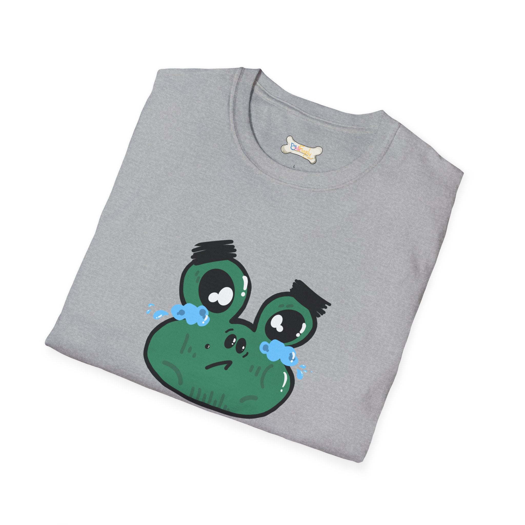 Crying Frog Graphic Tee — Cute Sad Frog Illustration T-Shirt