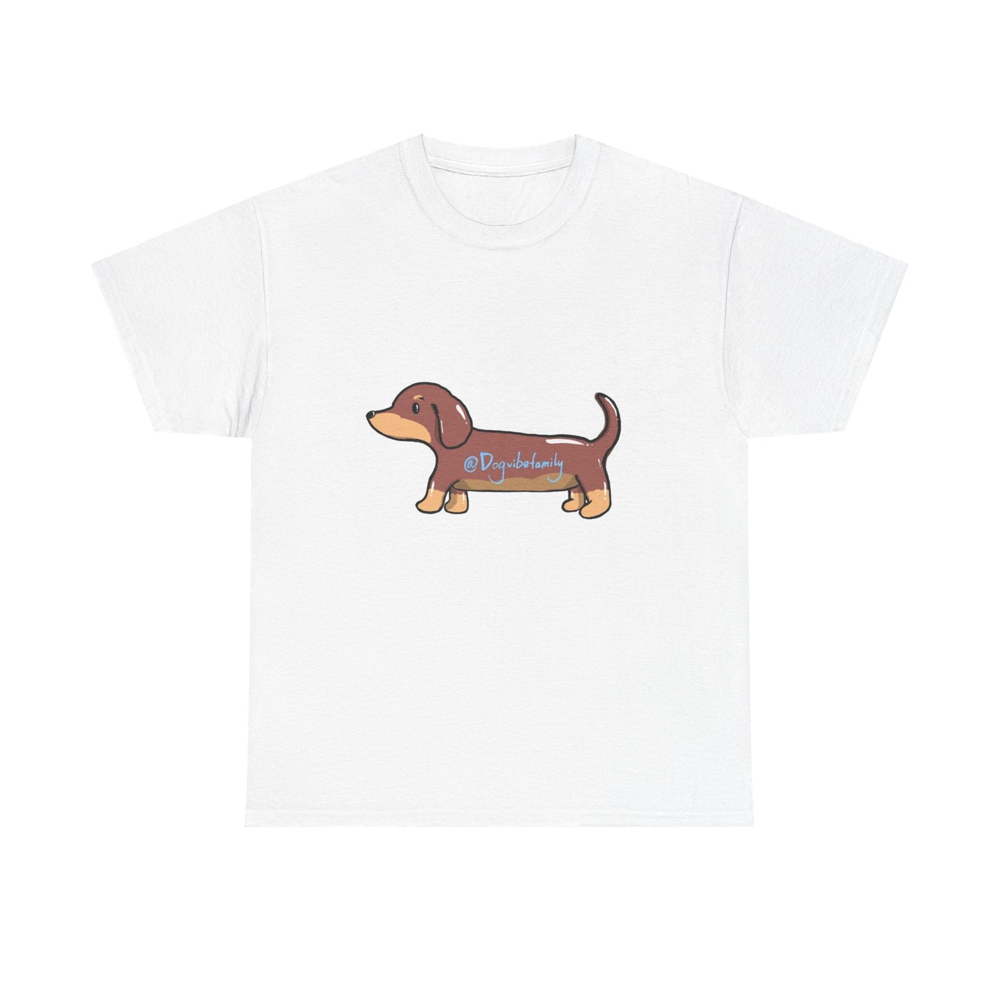 Dachshund Graphic Tee – Cute Wiener Dog / Doxie Shirt for Dog Moms & Dog Dads (Unisex Soft Cotton)