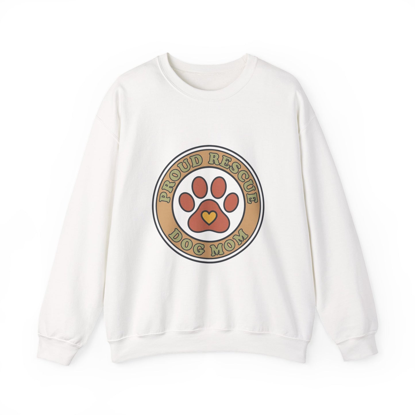 Proud Rescue Dog Mom Sweatshirt | Dog Mom, Rescue Pride