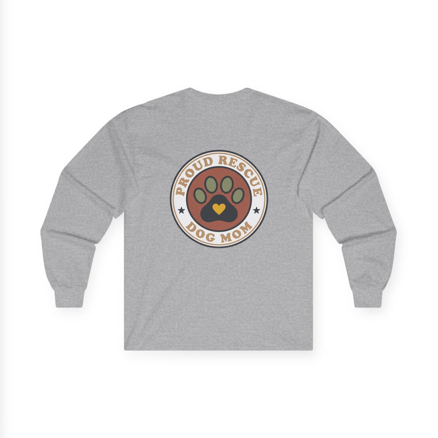 Proud Rescue Dog Mom Long Sleeve Tee