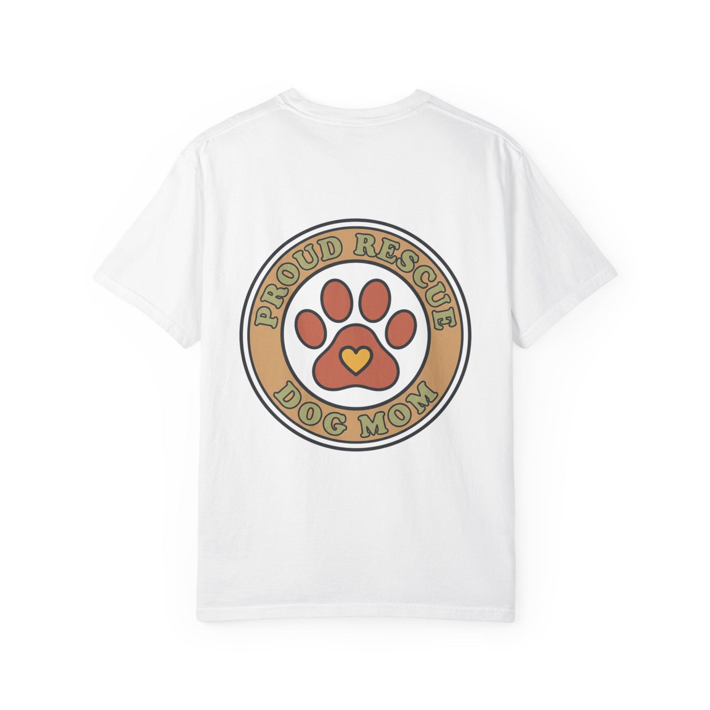 Proud Rescue Dog Mom T-Shirt