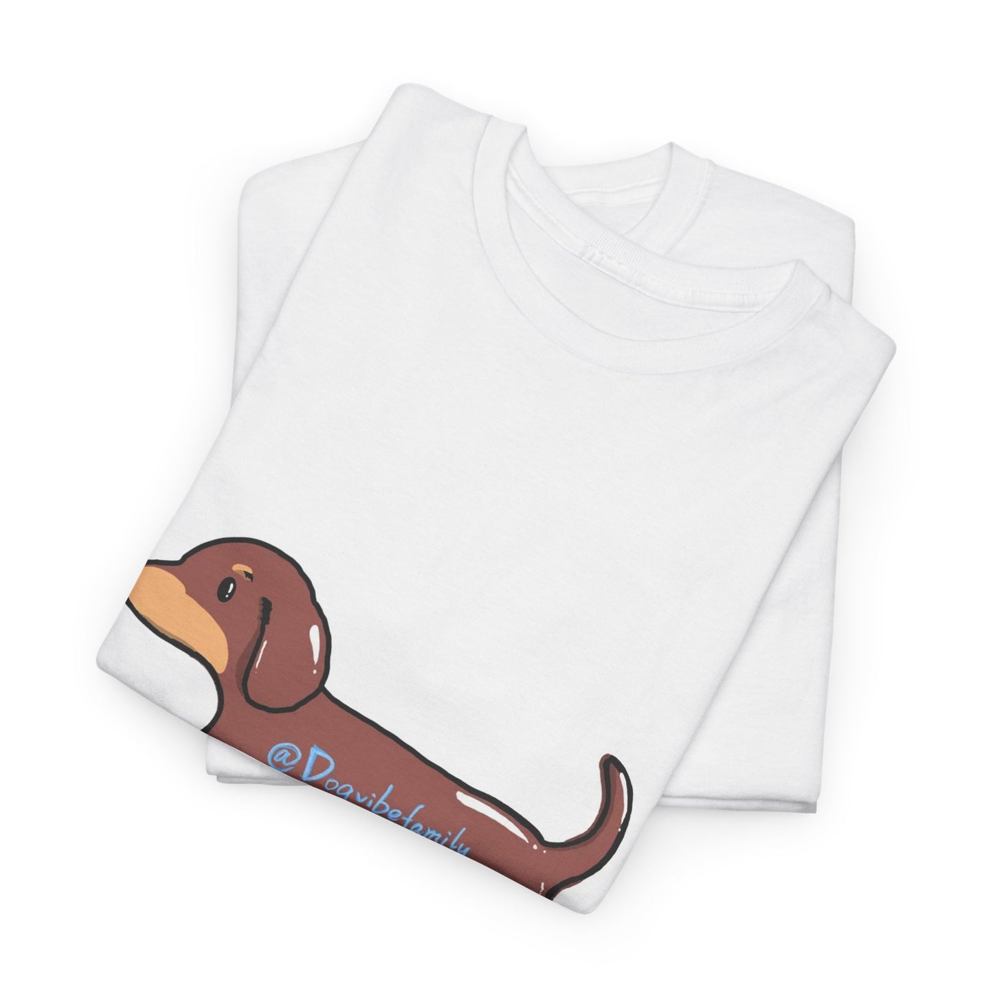 Dachshund Graphic Tee – Cute Wiener Dog / Doxie Shirt for Dog Moms & Dog Dads (Unisex Soft Cotton)