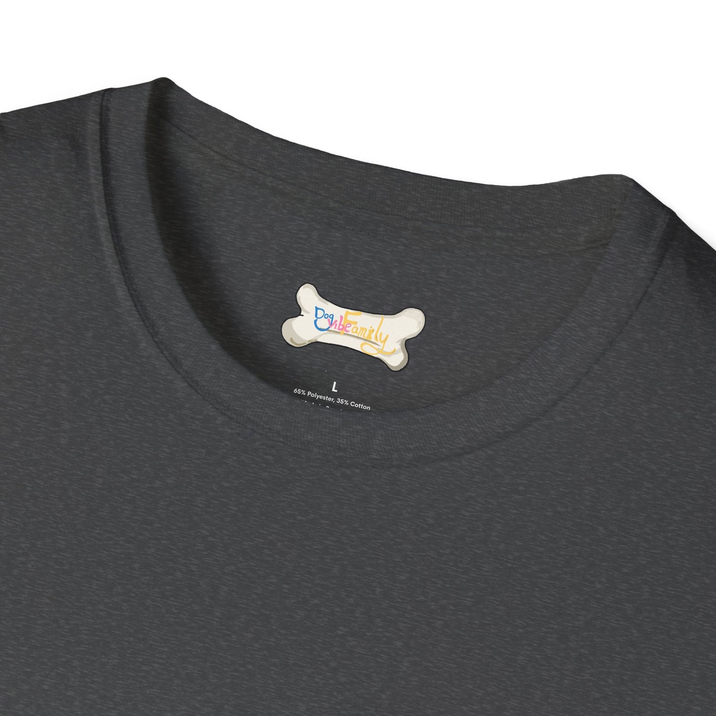 Cute Puppy Graphic T-Shirt — "Dog Family" Bone Design
