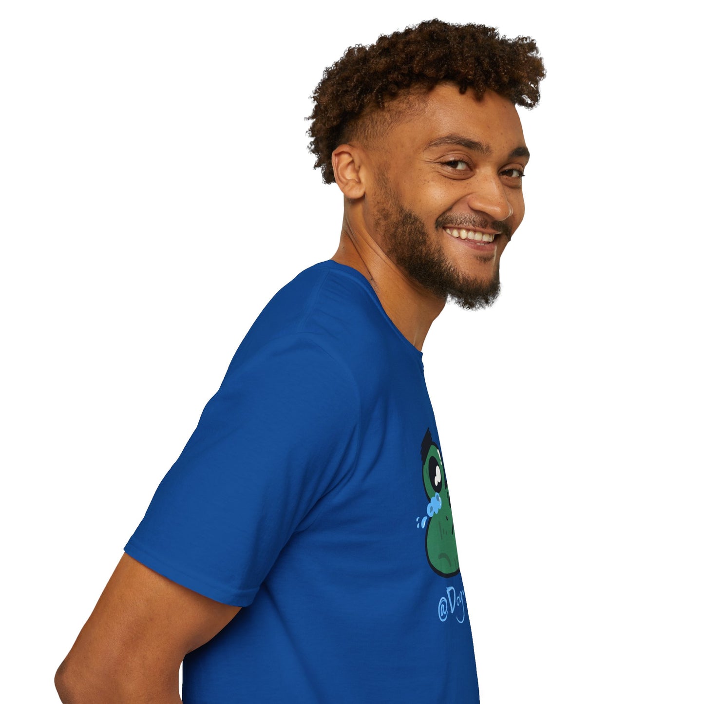 Crying Frog Graphic Tee — Cute Sad Frog Illustration T-Shirt