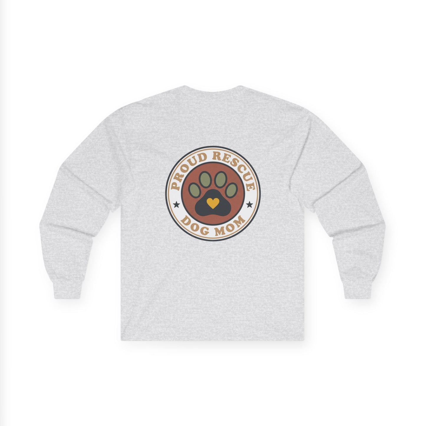 Proud Rescue Dog Mom Long Sleeve Tee