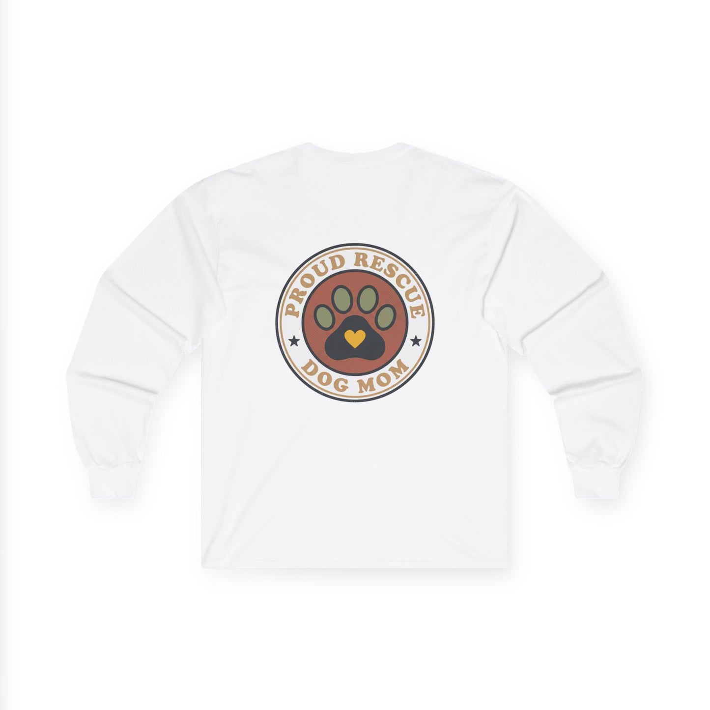 Proud Rescue Dog Mom Long Sleeve Tee