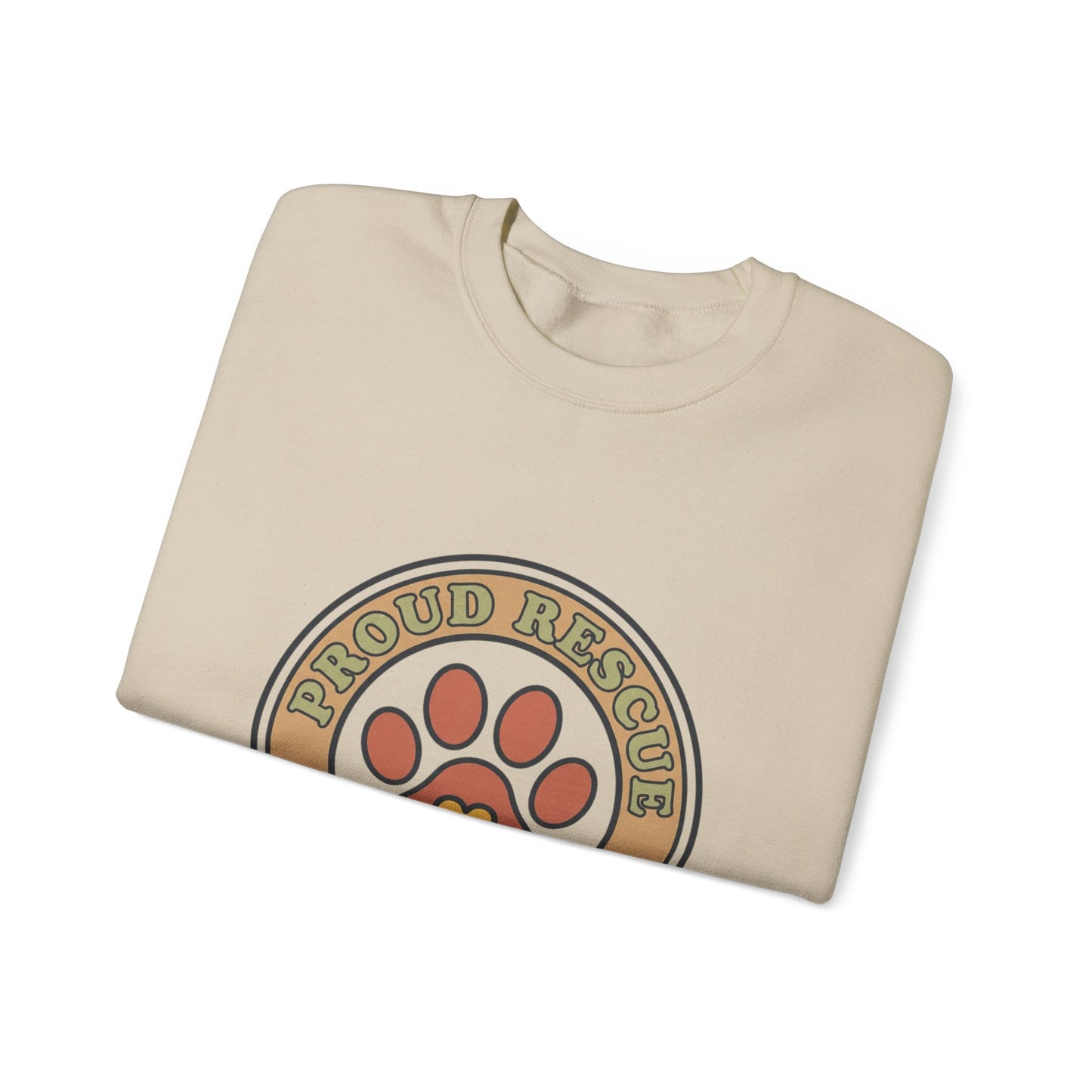 Proud Rescue Dog Mom Sweatshirt | Dog Mom, Rescue Pride
