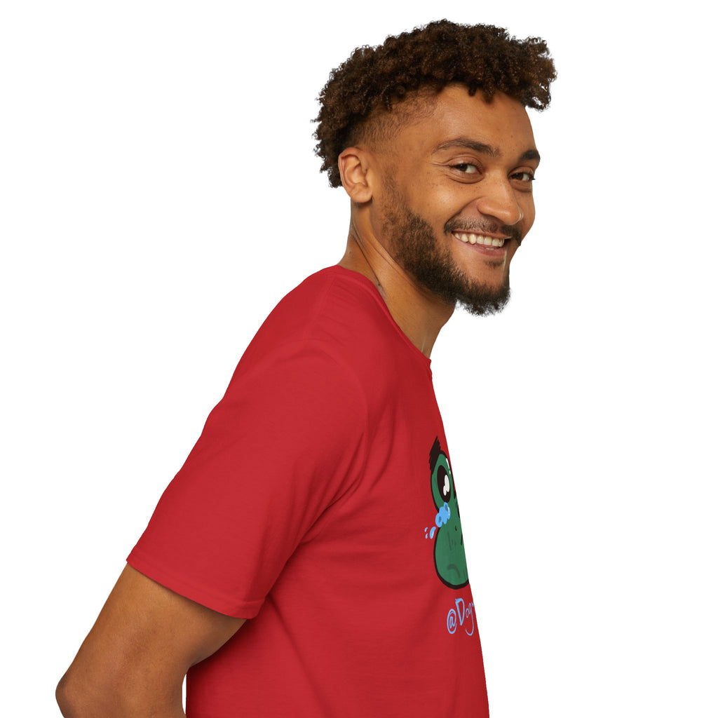 Crying Frog Graphic Tee — Cute Sad Frog Illustration T-Shirt