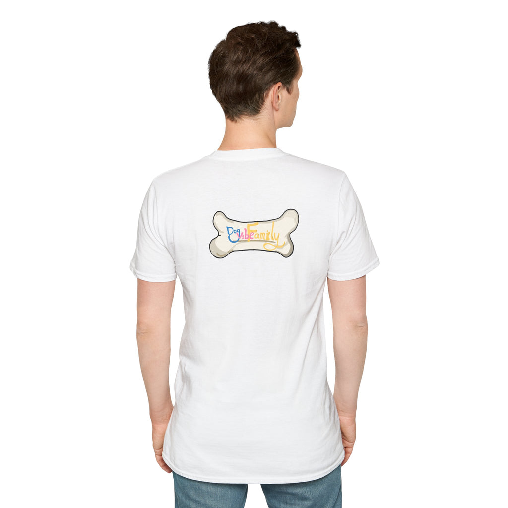 Pug Cartoon Tee — Cute Pug Face with “@Dogubotanically” Logo
