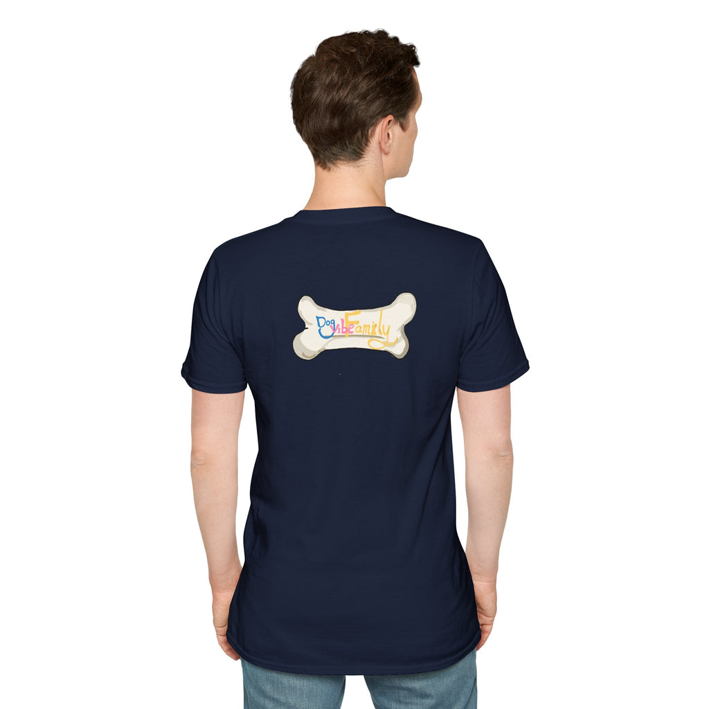 Pug Cartoon Tee — Cute Pug Face with “@Dogubotanically” Logo