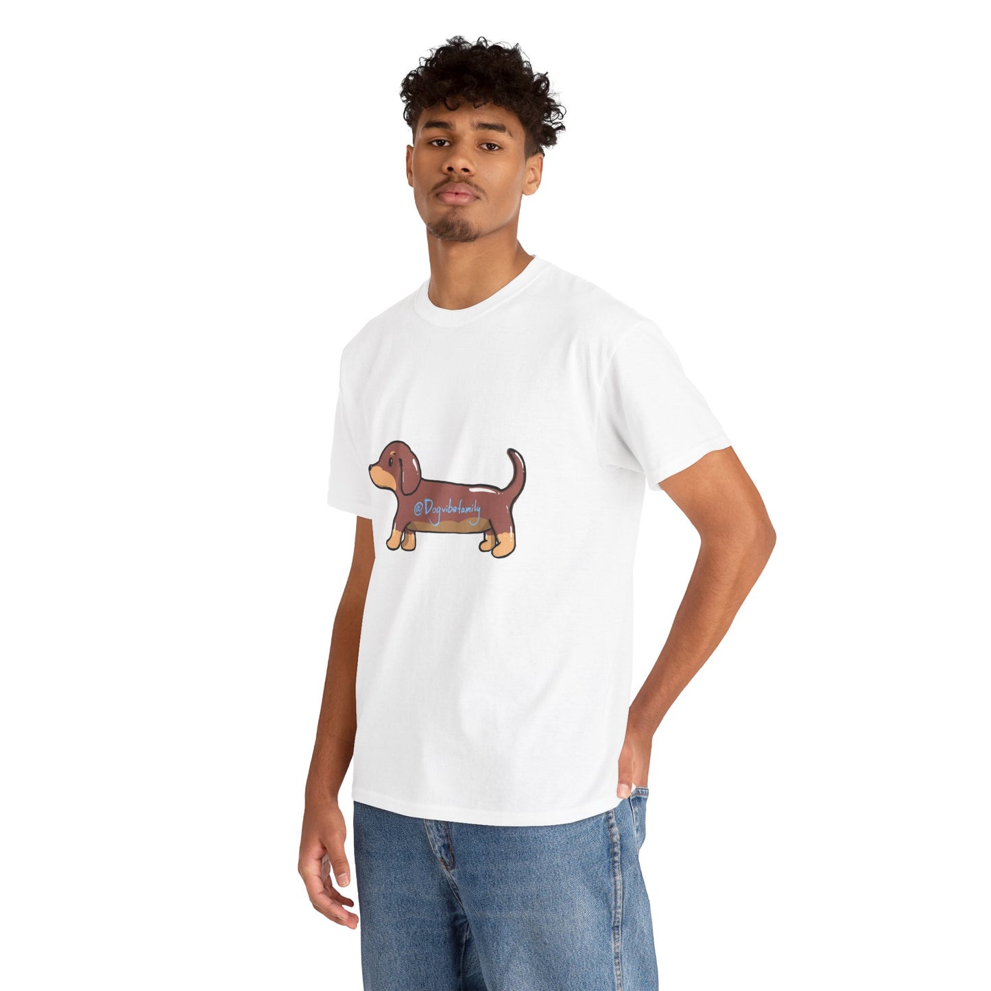 Dachshund Graphic Tee – Cute Wiener Dog / Doxie Shirt for Dog Moms & Dog Dads (Unisex Soft Cotton)