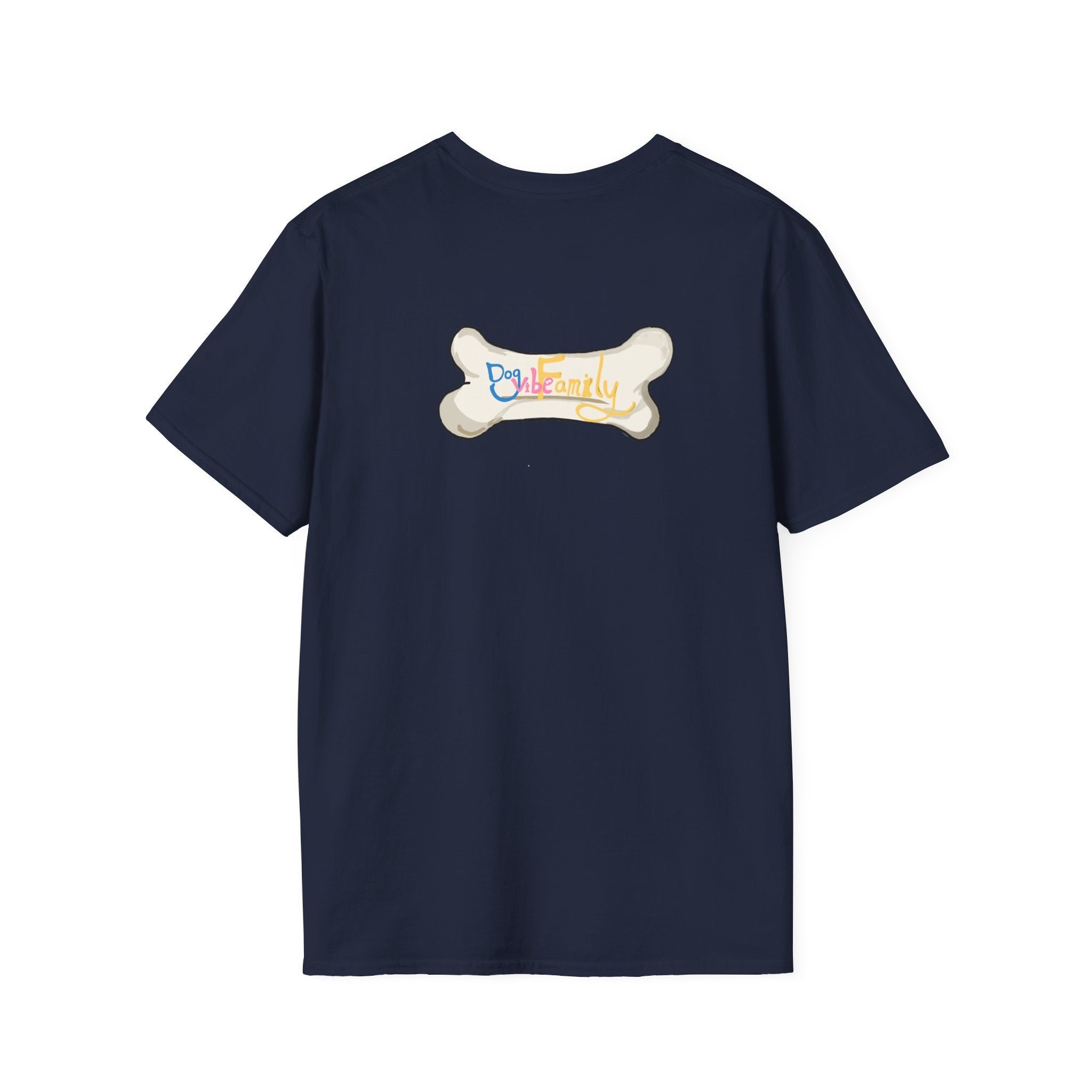 Pug Cartoon Tee — Cute Pug Face with “@Dogubotanically” Logo