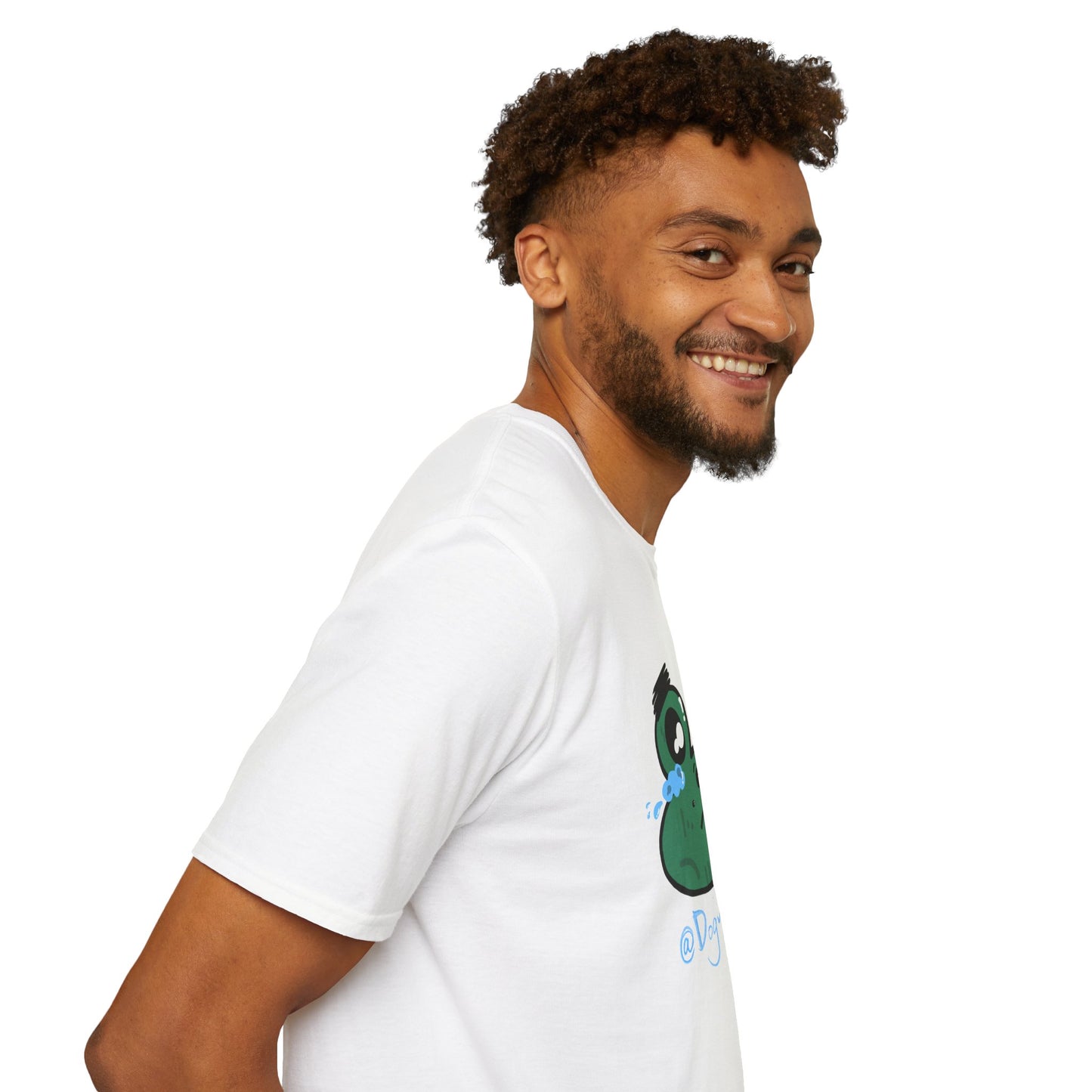 Crying Frog Graphic Tee — Cute Sad Frog Illustration T-Shirt