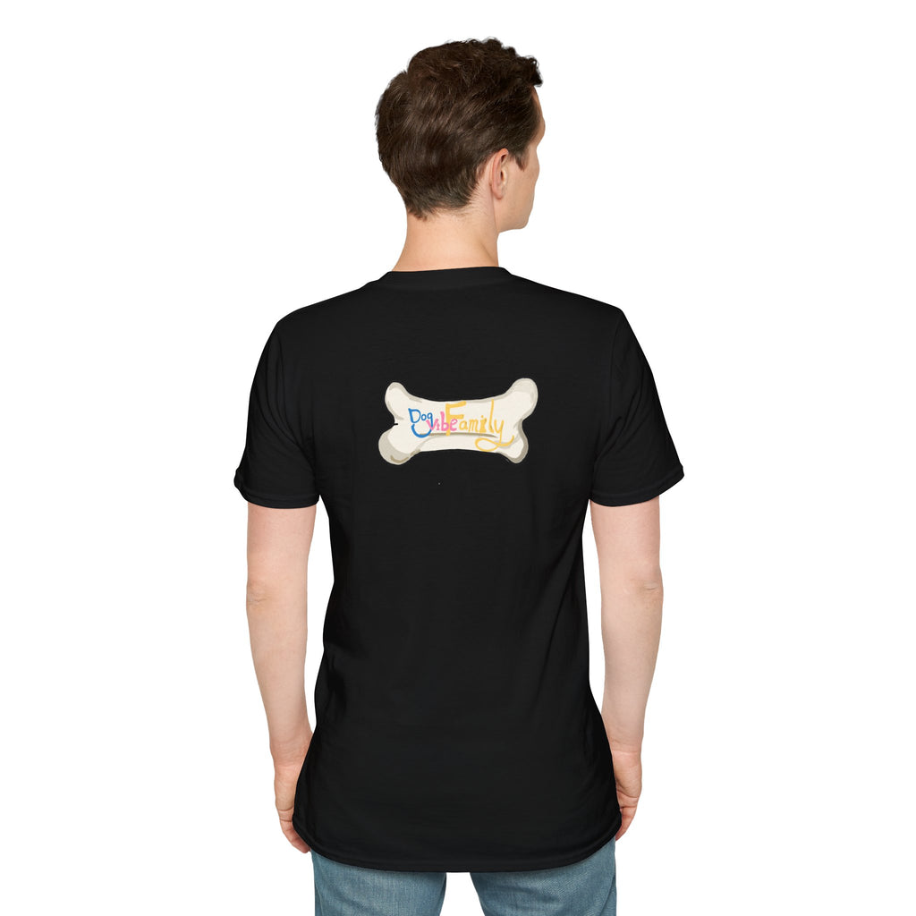 Pug Cartoon Tee — Cute Pug Face with “@Dogubotanically” Logo